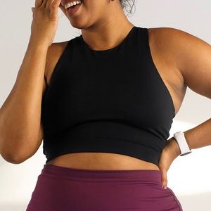 NWT Girlfriend Collective Black Dylan Bra Large